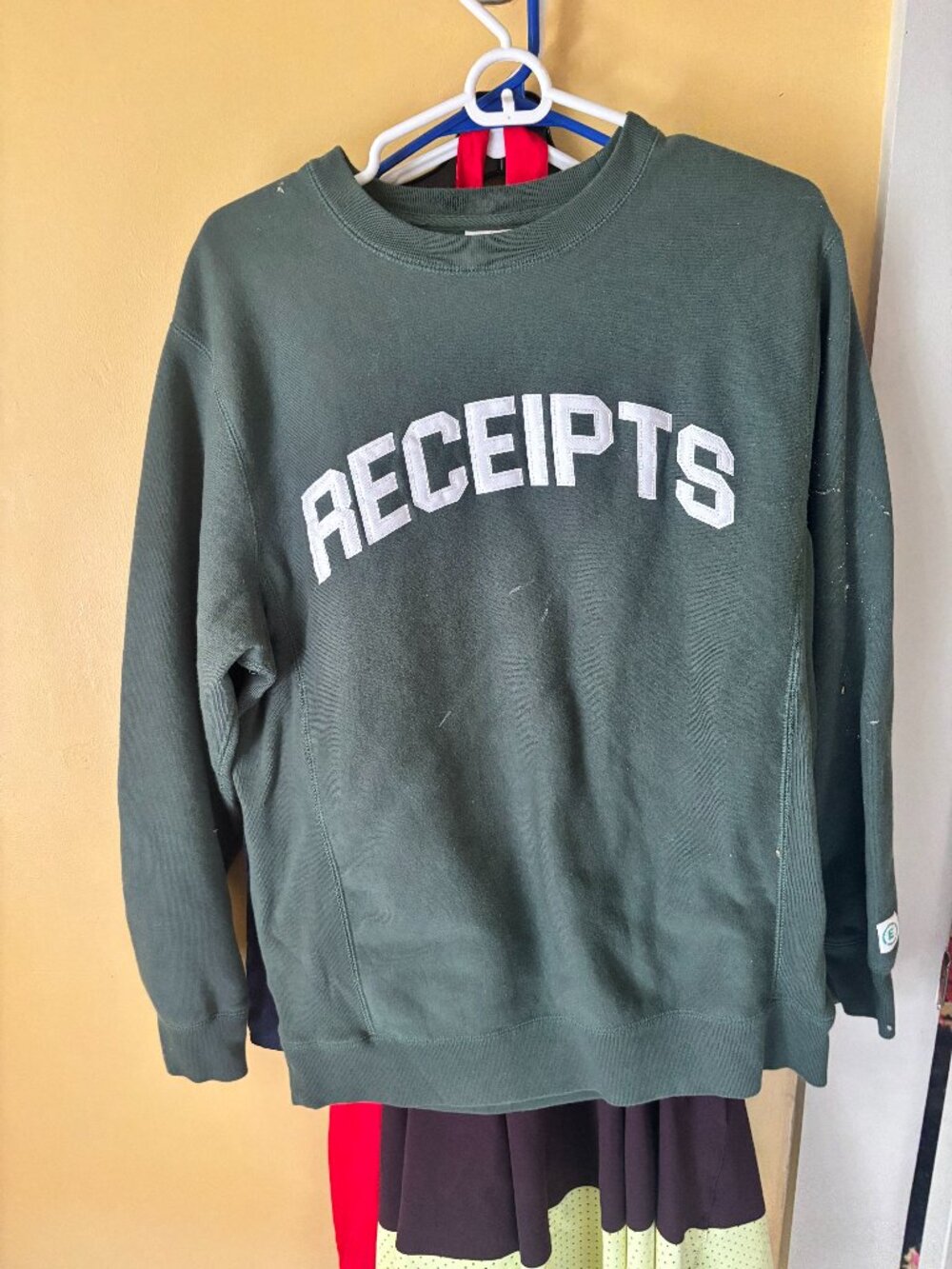 Heavy Duty Receipts Graphic Sweatshirt